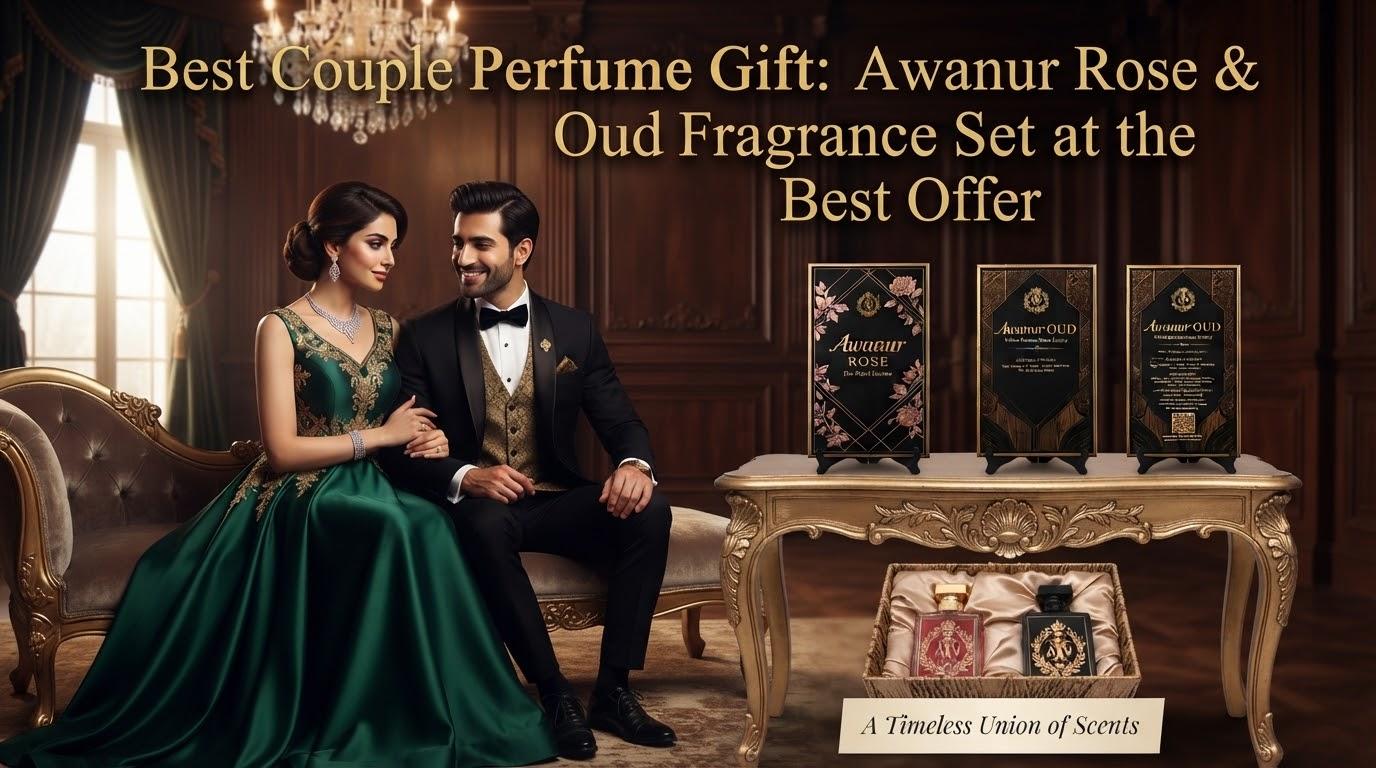 Best Couple Perfume Gift: Awanur Rose & Oud Fragrance Set at the Best Offer