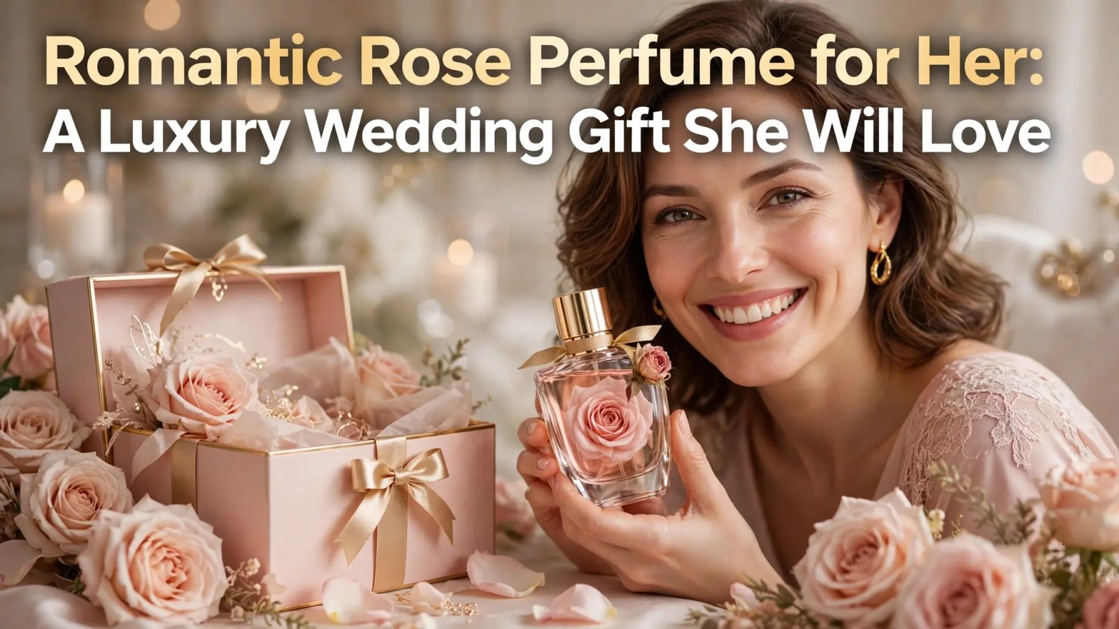 Romantic Rose Perfume for Her: A Luxury Wedding Gift